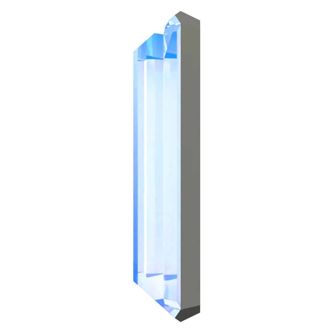 Serinity Hotfix Flat Back Crystals Baguette (2510) Crystal Shimmer