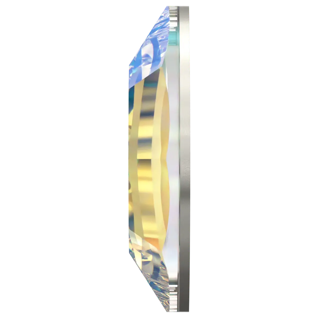 Swarovski Hotfix Flat Back Crystals Navette (2200) Crystal Shimmer