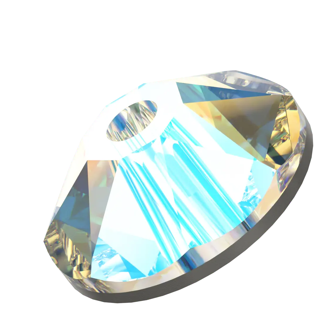 Serinity Sew On Crystals Round Lochrose (3188) Crystal Shimmer