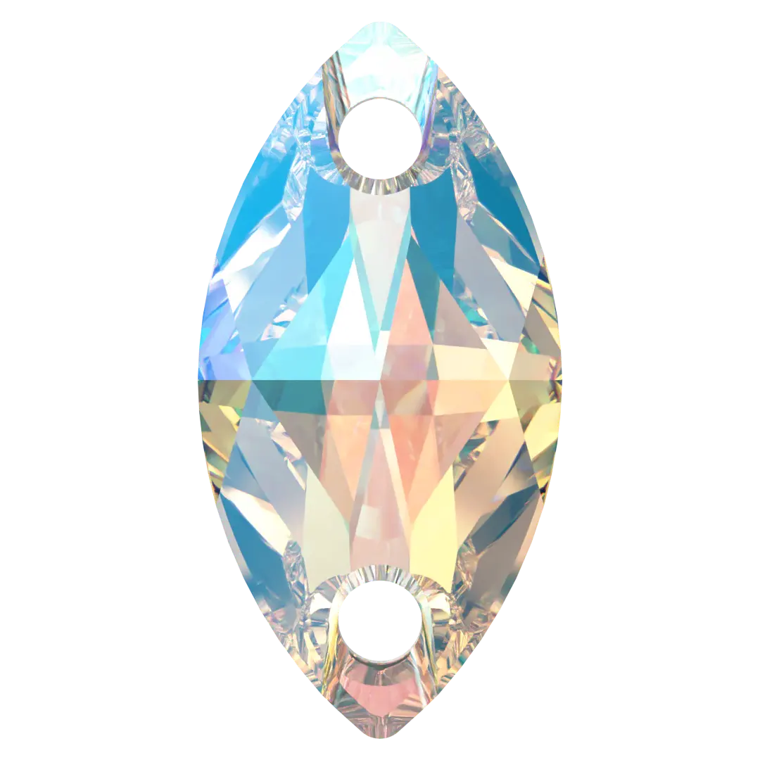 Swarovski Sew On Crystals Navette (3223) Crystal Shimmer