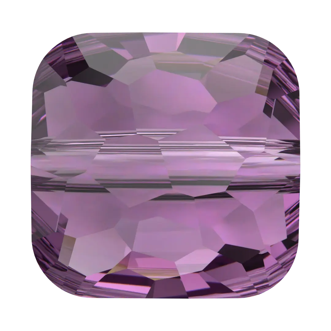 Serinity Crystal Beads Fantasy Square (5035) Amethyst