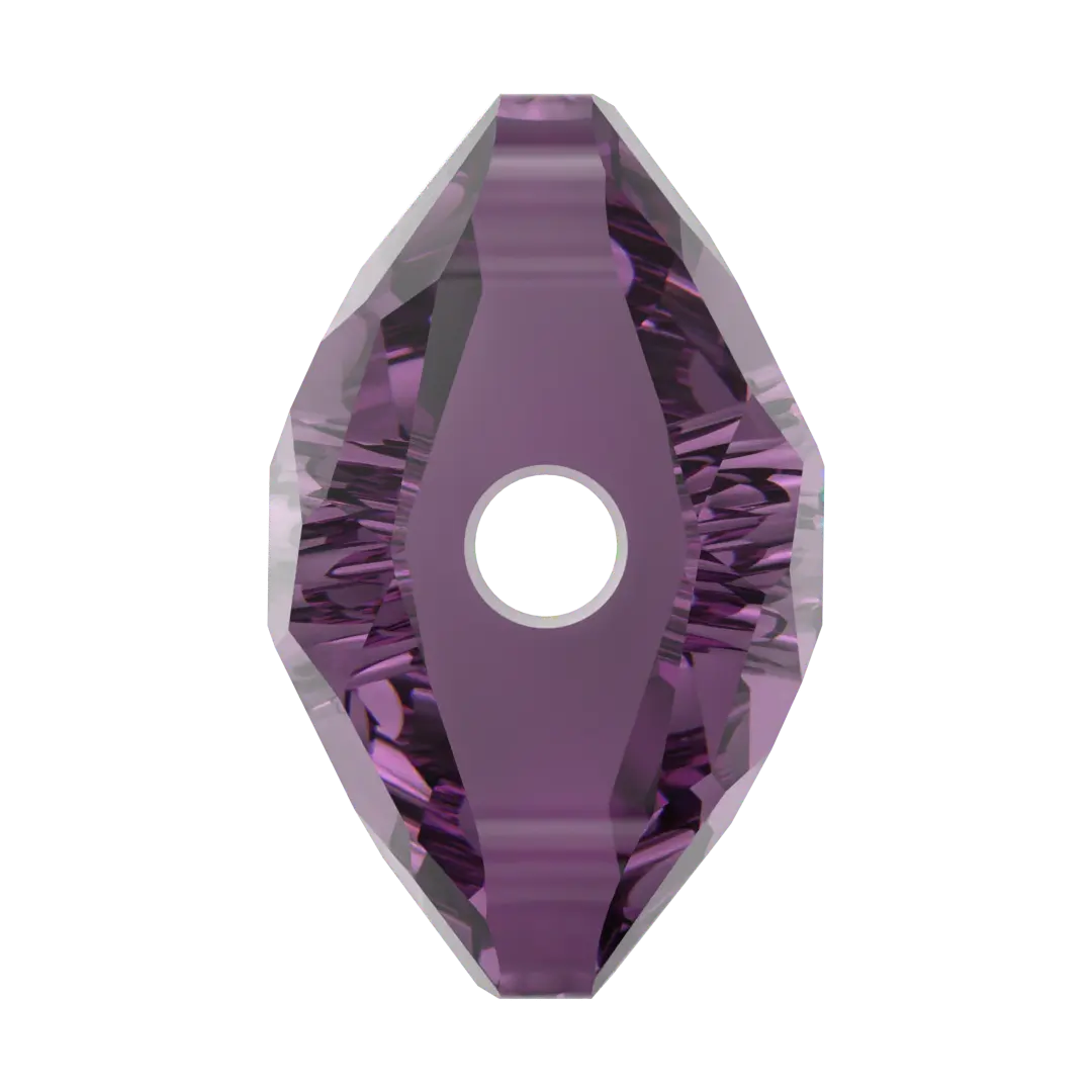 Serinity Crystal Beads Fantasy Square (5035) Amethyst