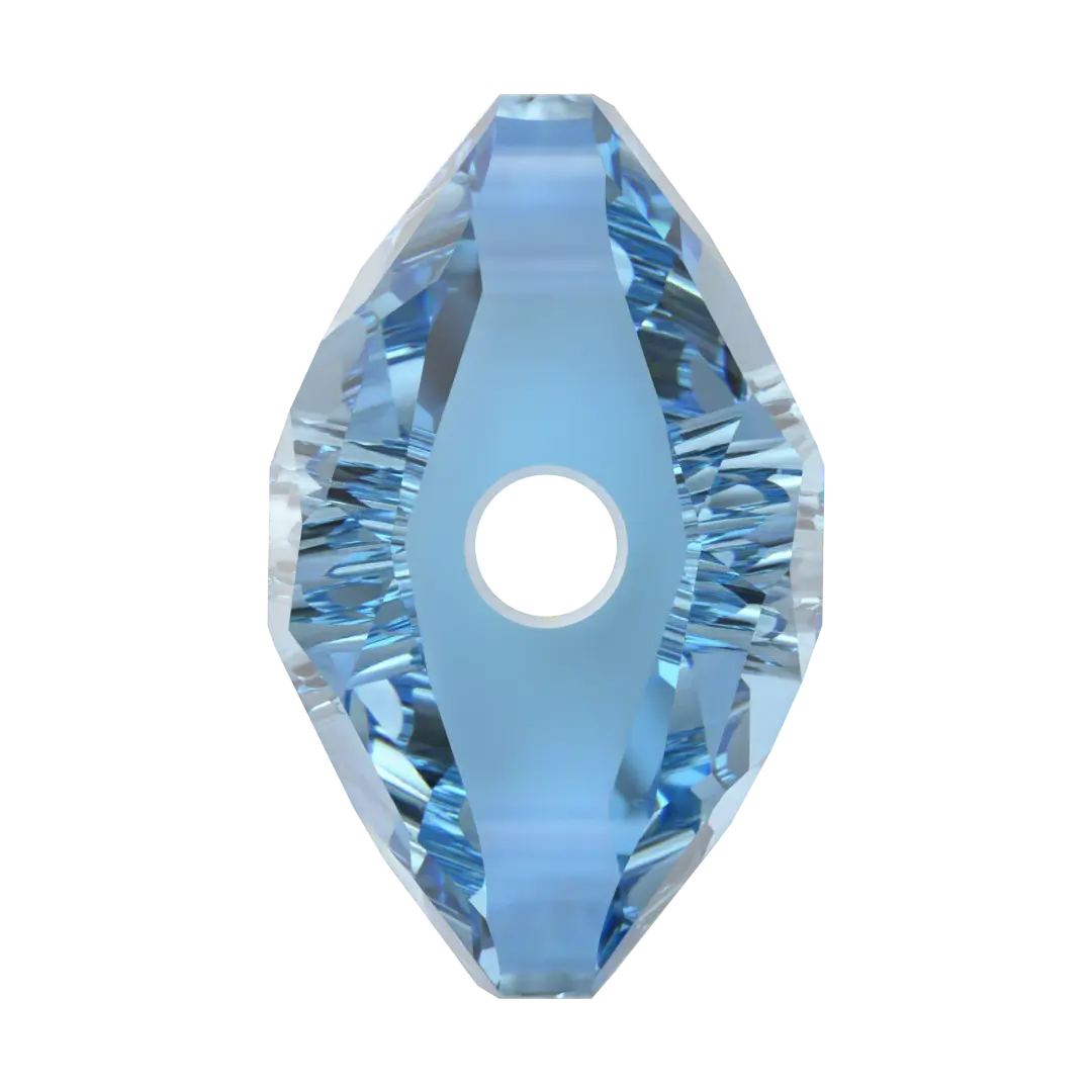 Serinity Crystal Beads Fantasy Square (5035) Aquamarine