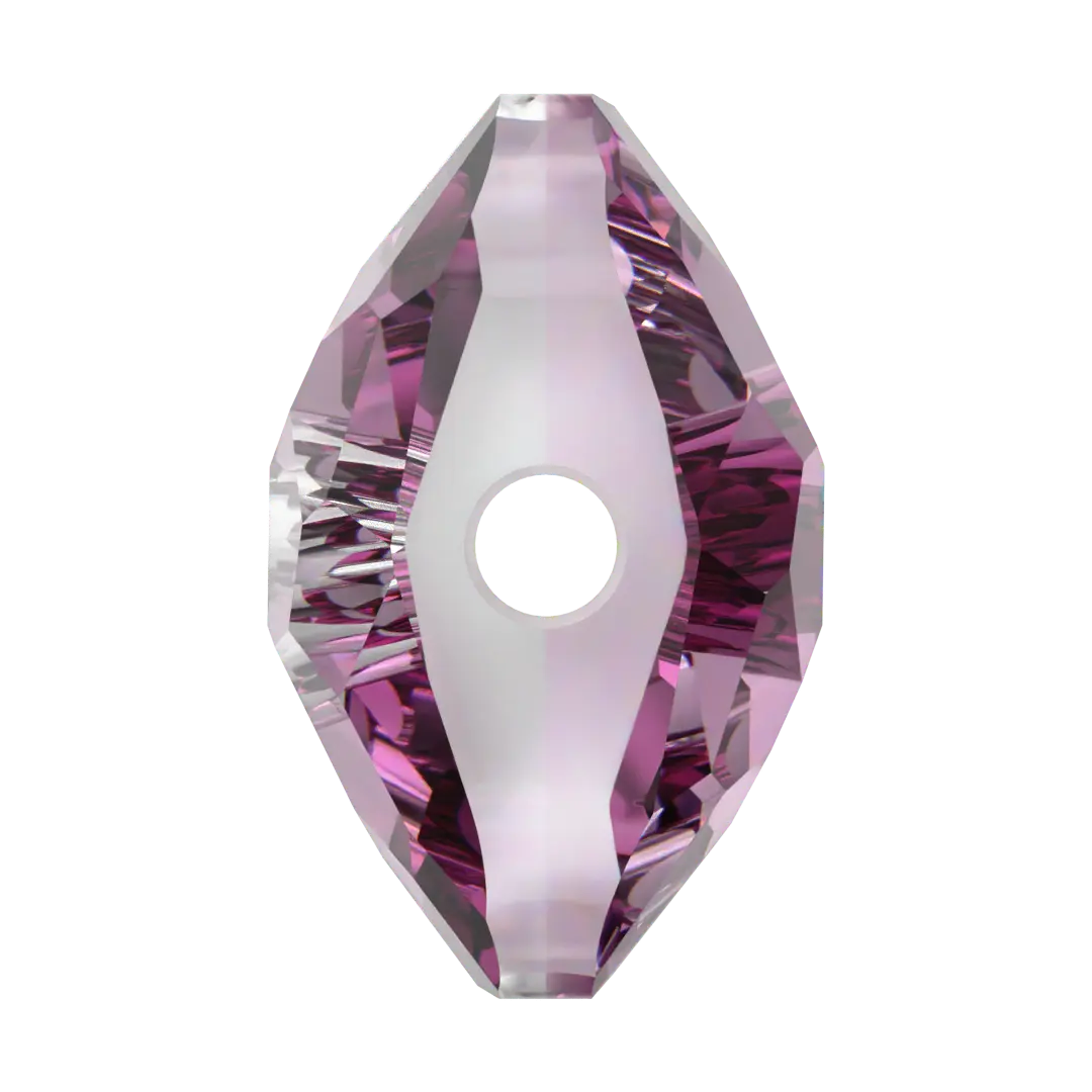 Serinity Crystal Beads Fantasy Square (5035) Dark Rose