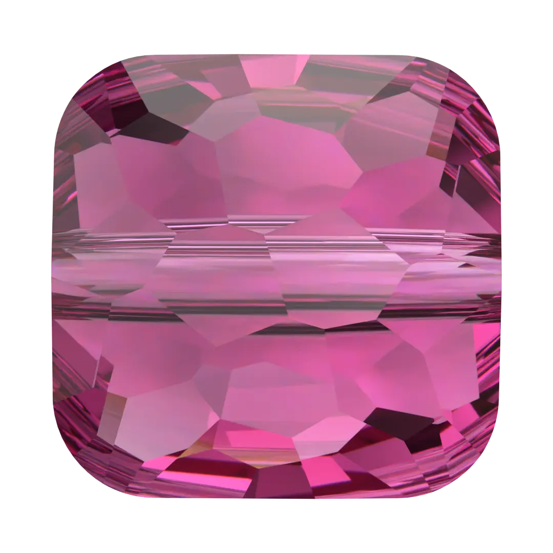 Serinity Crystal Beads Fantasy Square (5035) Fuchsia