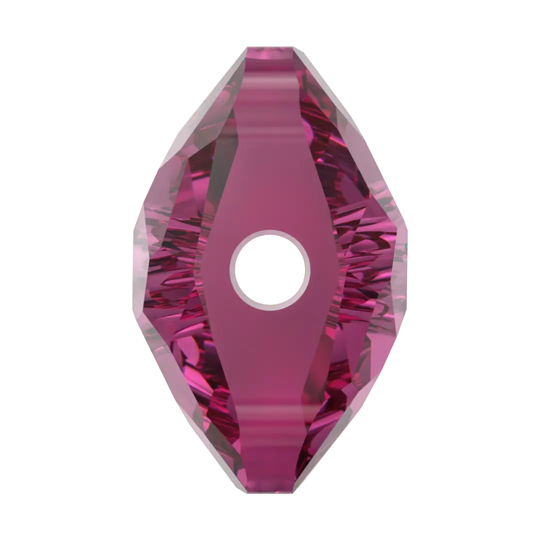 Serinity Crystal Beads Fantasy Square (5035) Fuchsia