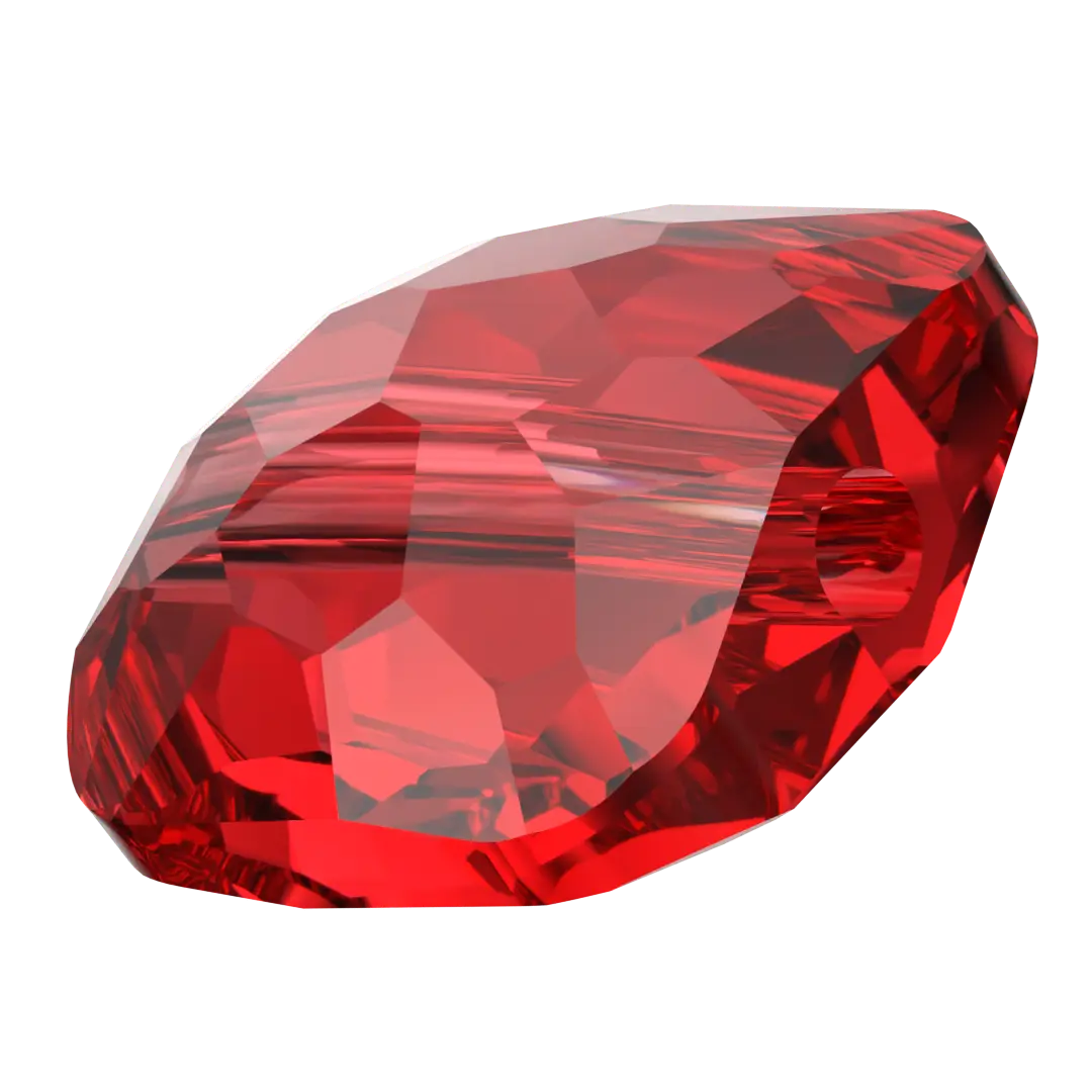 Serinity Crystal Beads Fantasy Square (5035) Light Siam