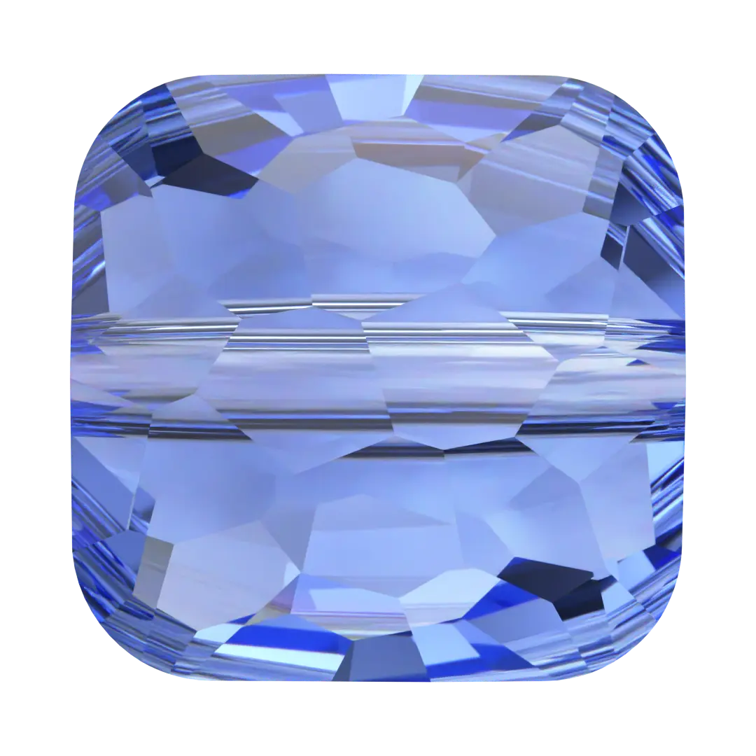 Serinity Crystal Beads Fantasy Square (5035) Sapphire