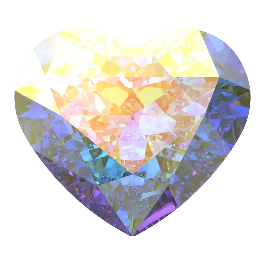 Swarovski Fancy Stones Forever Heart (4815) Crystal AB