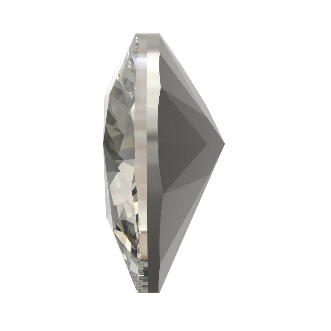 Swarovski Fancy Stones Forever Heart (4815) Crystal Silver Shade