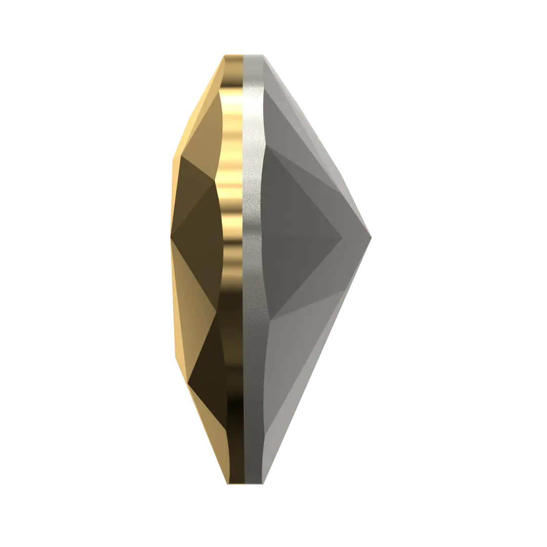 Swarovski Fancy Stones Forever Heart (4815) Crystal Aurum