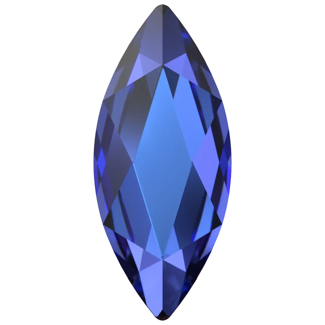 Swarovski Hotfix Flat Back Crystals Marquise (2201) Crystal Heliotrope