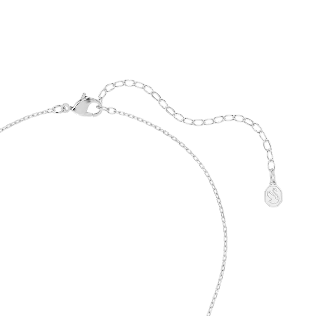 Swarovski Symbolica Pendant Crystal Pearl Round Cut Pavé Horse Shoe White Rhodium Plated