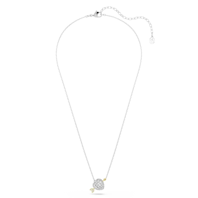 Swarovski Idyllia Pendant Heart White Mixed Metal Finish