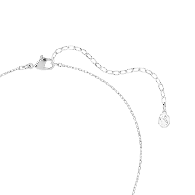 Swarovski Idyllia Pendant Heart White Mixed Metal Finish