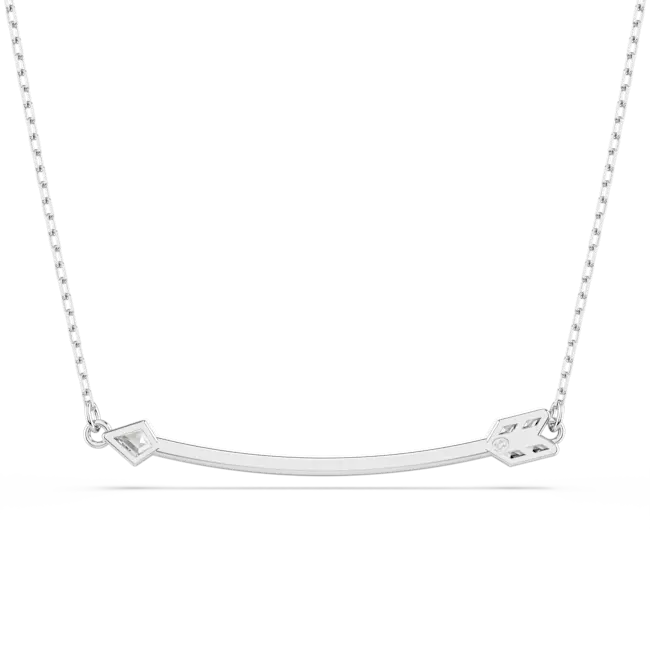 Swarovski Idyllia Pendant Mixed Cuts Arrow White Rhodium Plated