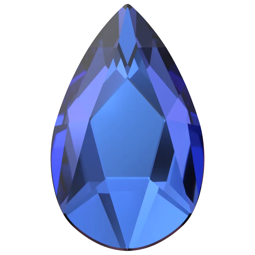 Serinity Flat Back Crystals Non Hotfix Pear (2303) Crystal Heliotrope