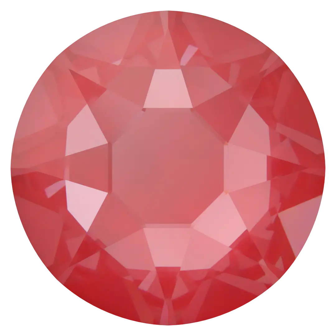 Swarovski Hotfix Flat Back Crystals (2000, 2038 & 2078) Crystal Poppy Red Ignite