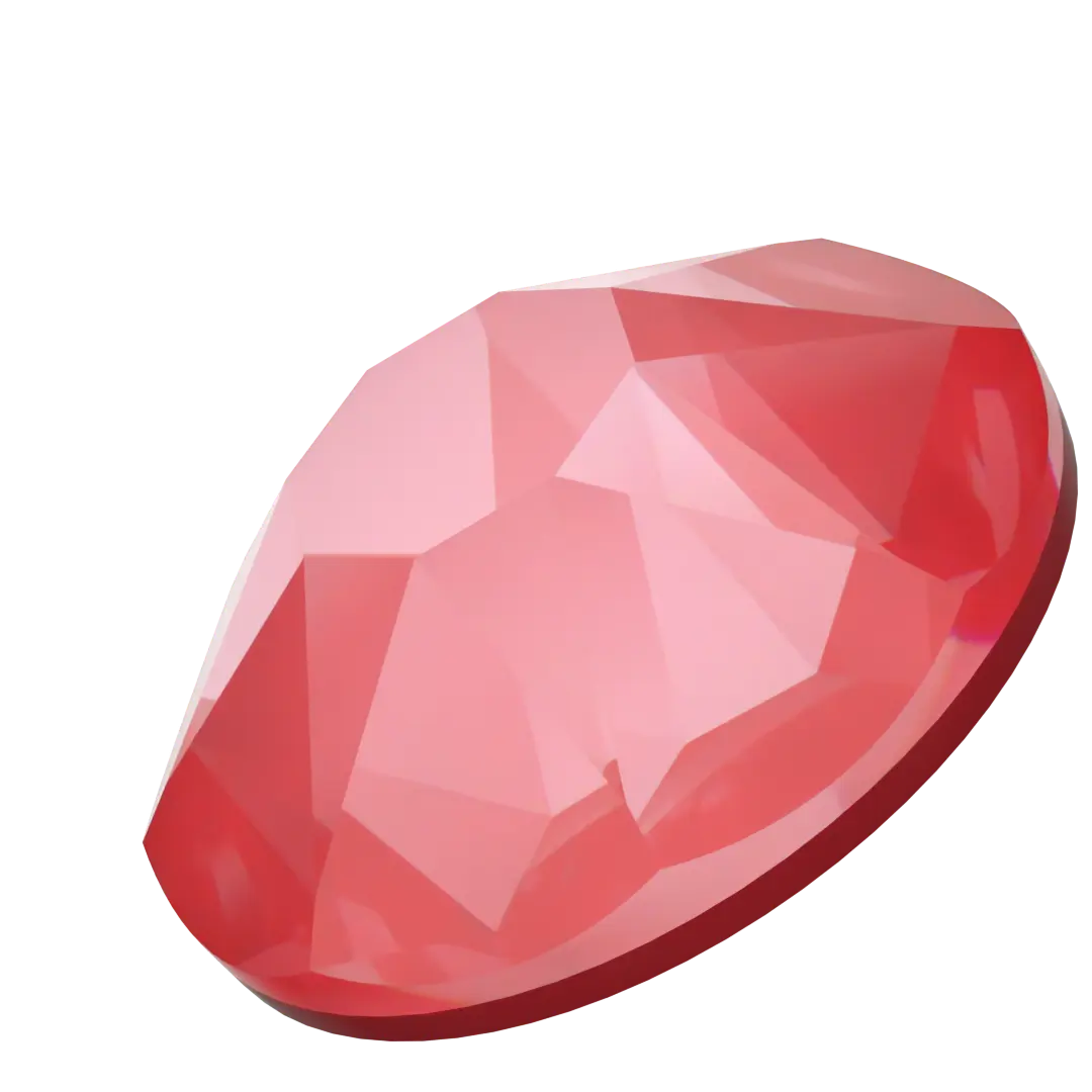 Swarovski Hotfix Flat Back Crystals (2000, 2038 & 2078) Crystal Poppy Red Ignite