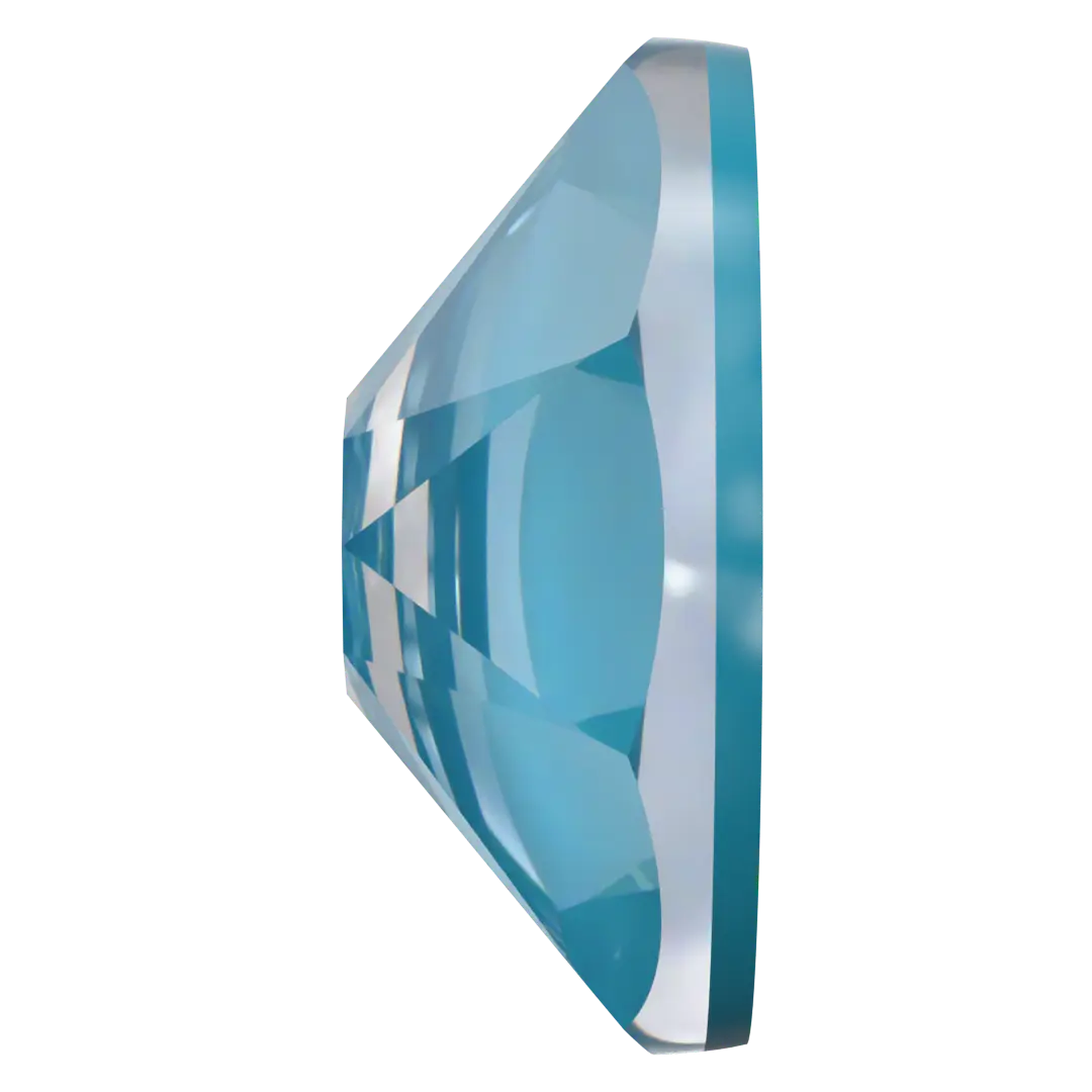 Serinity Flat Back Crystals Non Hotfix (2000, 2058 & 2088) Crystal Teal Ignite UNFOILED