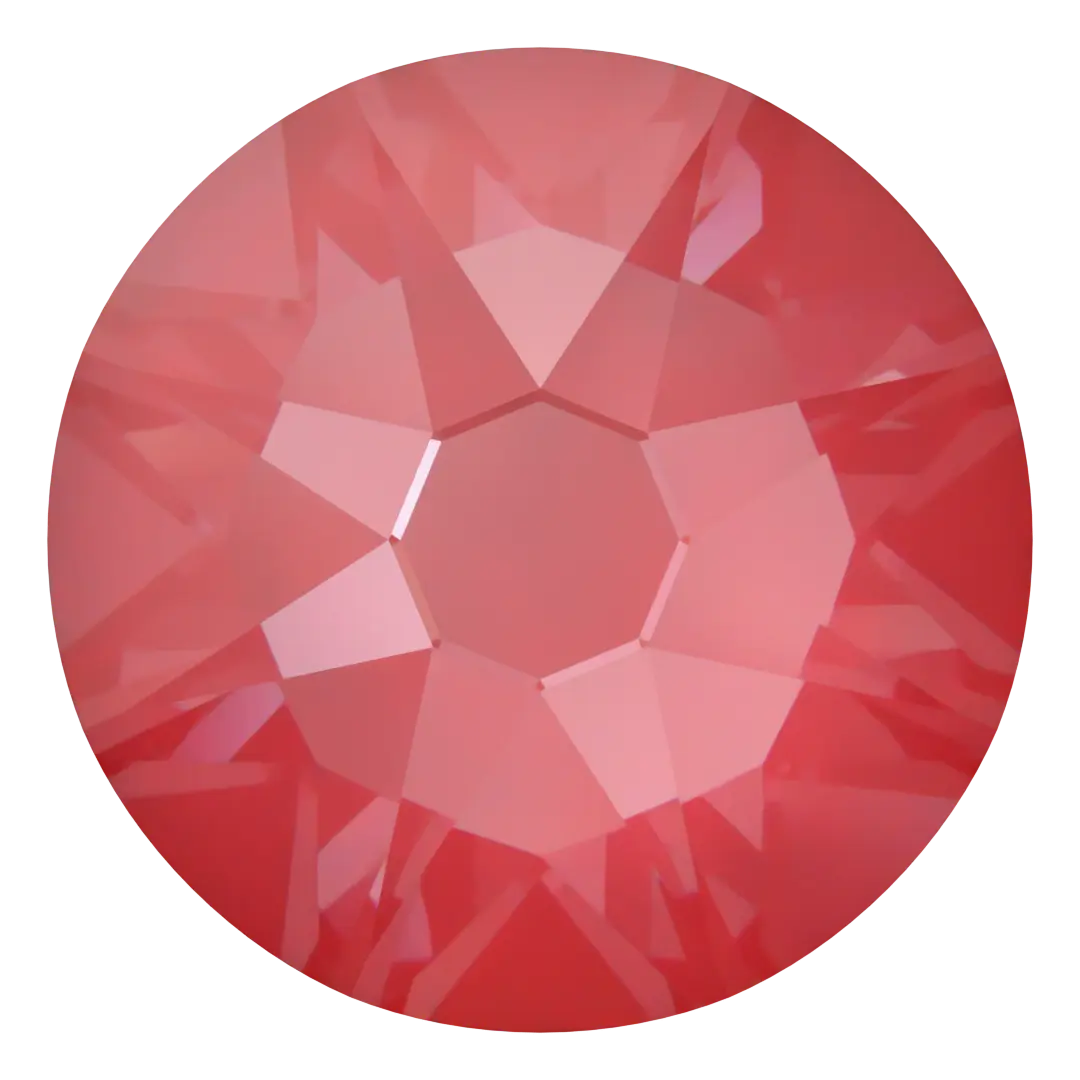 Serinity Flat Back Crystals Non Hotfix (2000, 2058 & 2088) Crystal Poppy Red Ignite UNFOILED