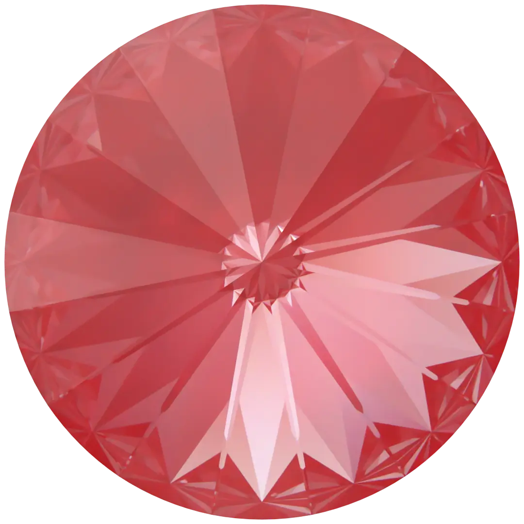 Swarovski Chatons Round Stones Rivoli (1122) Crystal Poppy Red Ignite UNFOILED