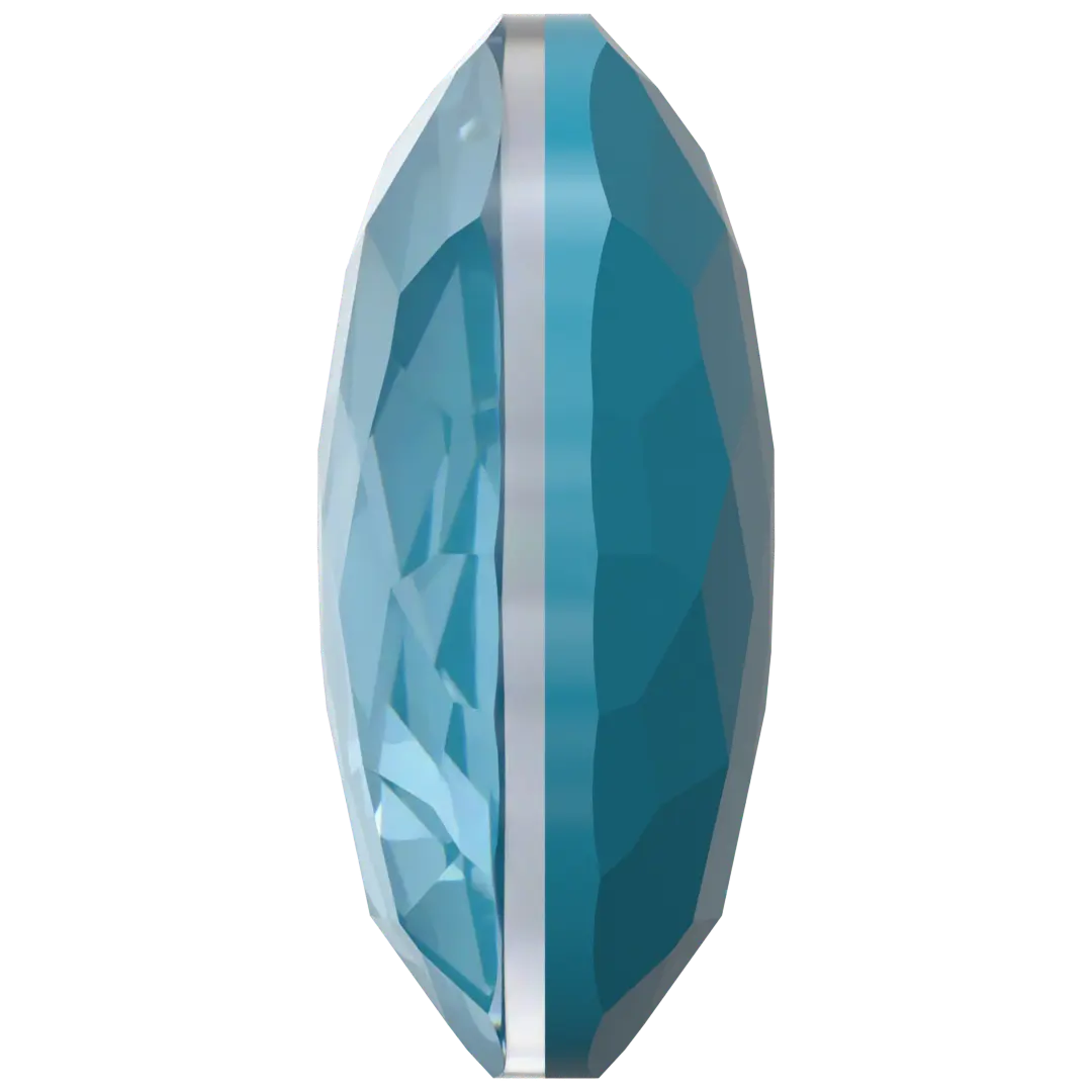 Swarovski Chatons Round Stones Fantasy (1383) Crystal Teal Ignite UNFOILED