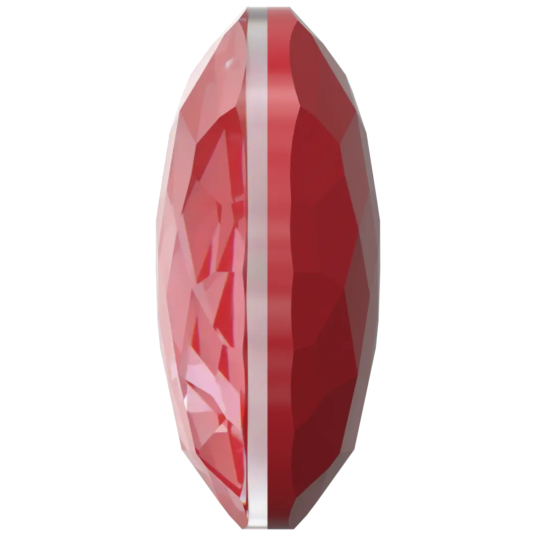 Serinity Chatons Round Stones Thin (1383) Crystal Poppy Red Ignite UNFOILED