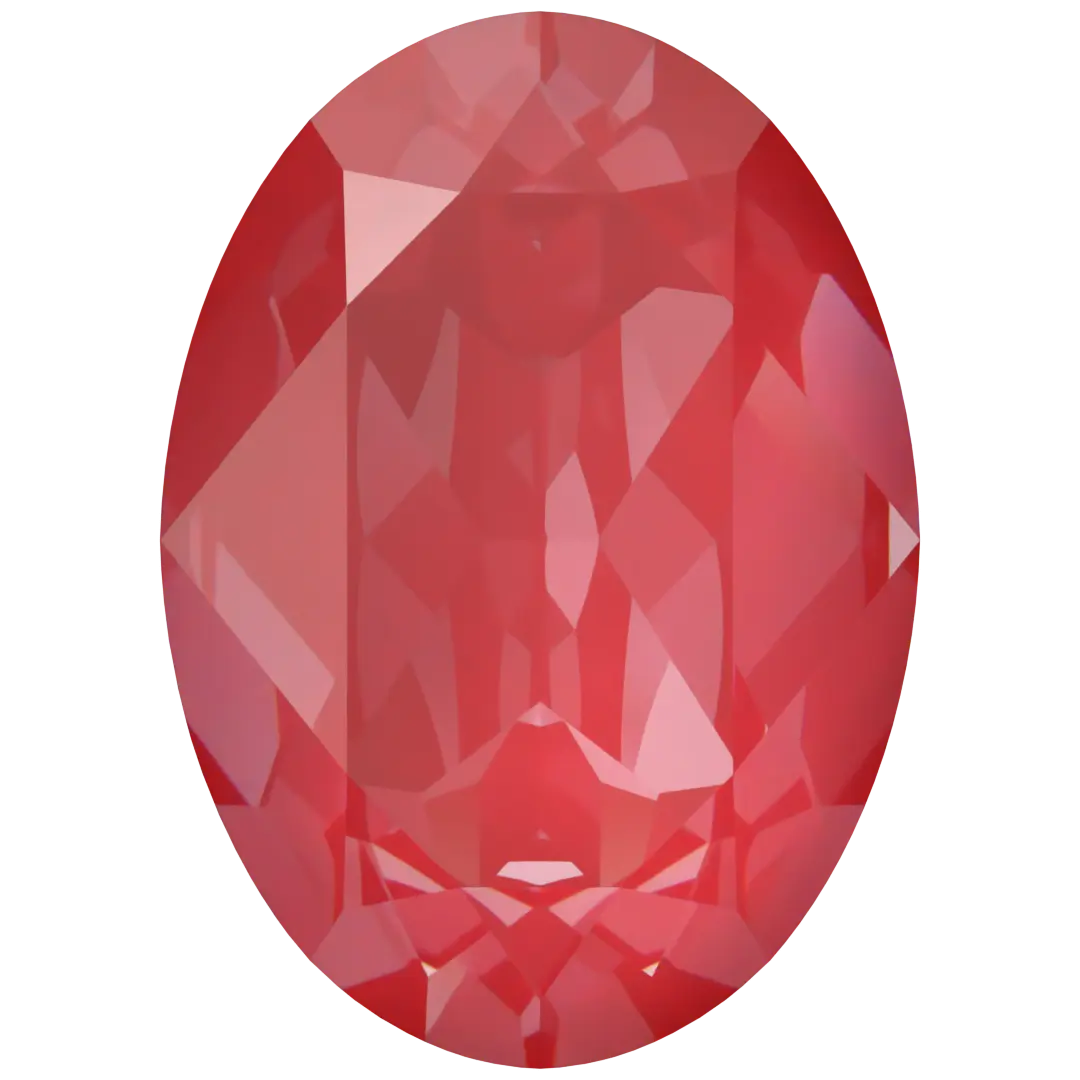 Swarovski Fancy Stones Oval (4120) Crystal Poppy Red Ignite UNFOILED