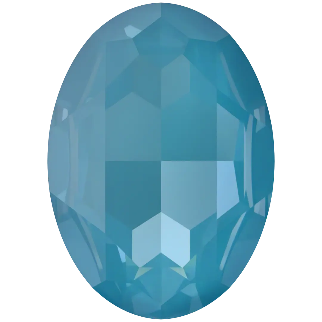 Swarovski Fancy Stones Big Oval (4127) Crystal Teal Ignite UNFOILED