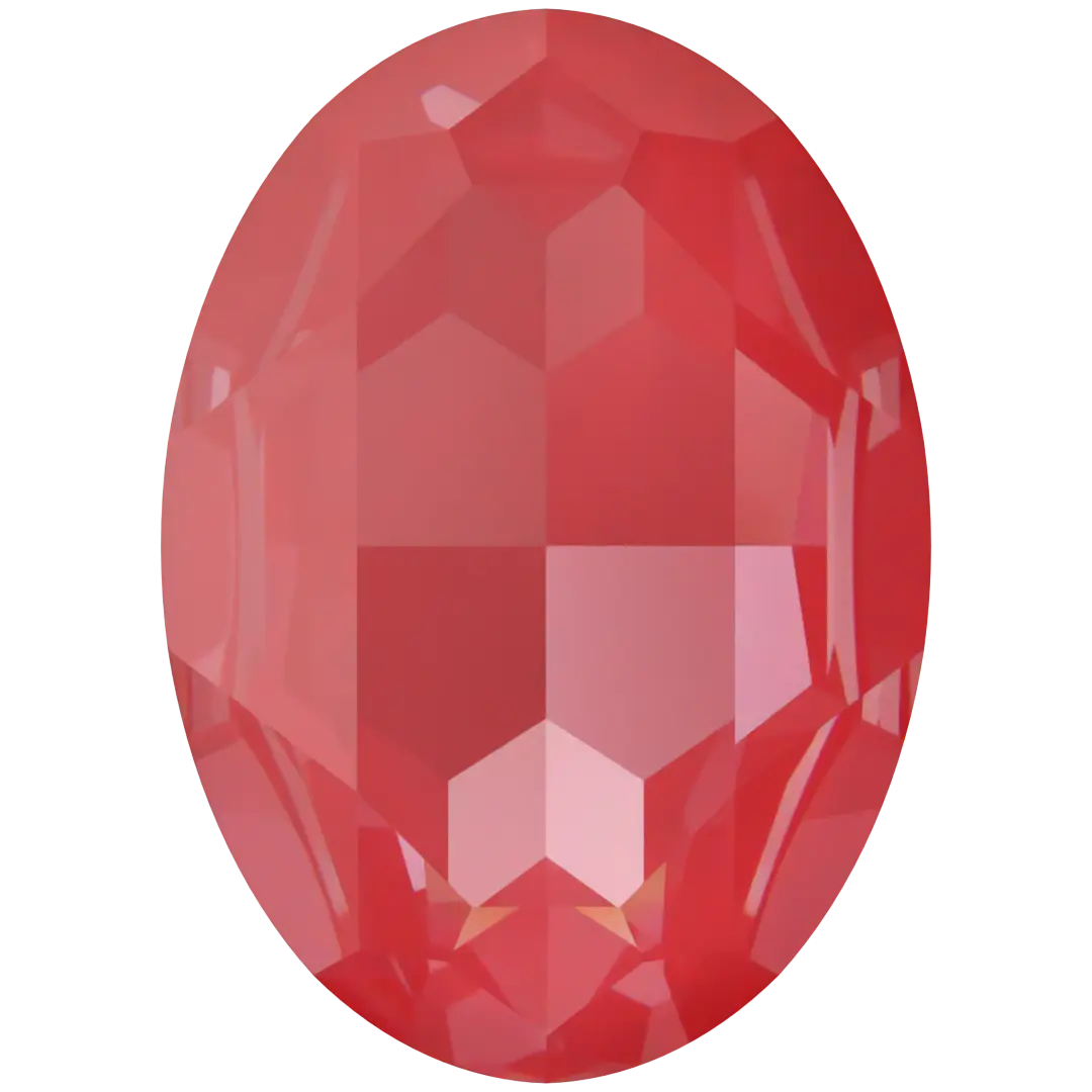 Swarovski Fancy Stones Big Oval (4127) Crystal Poppy Red Ignite UNFOILED