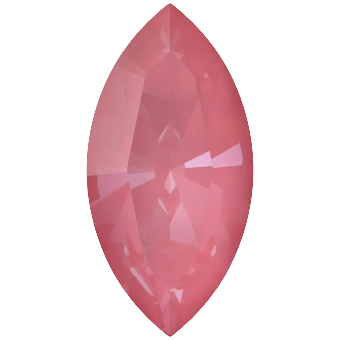 Swarovski Fancy Stones Xilion Navette (4228) Crystal Dahlia Ignite UNFOILED