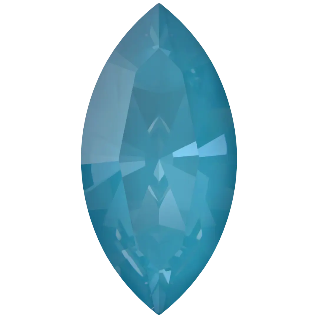 Swarovski Fancy Stones Xilion Navette (4228) Crystal Teal Ignite UNFOILED