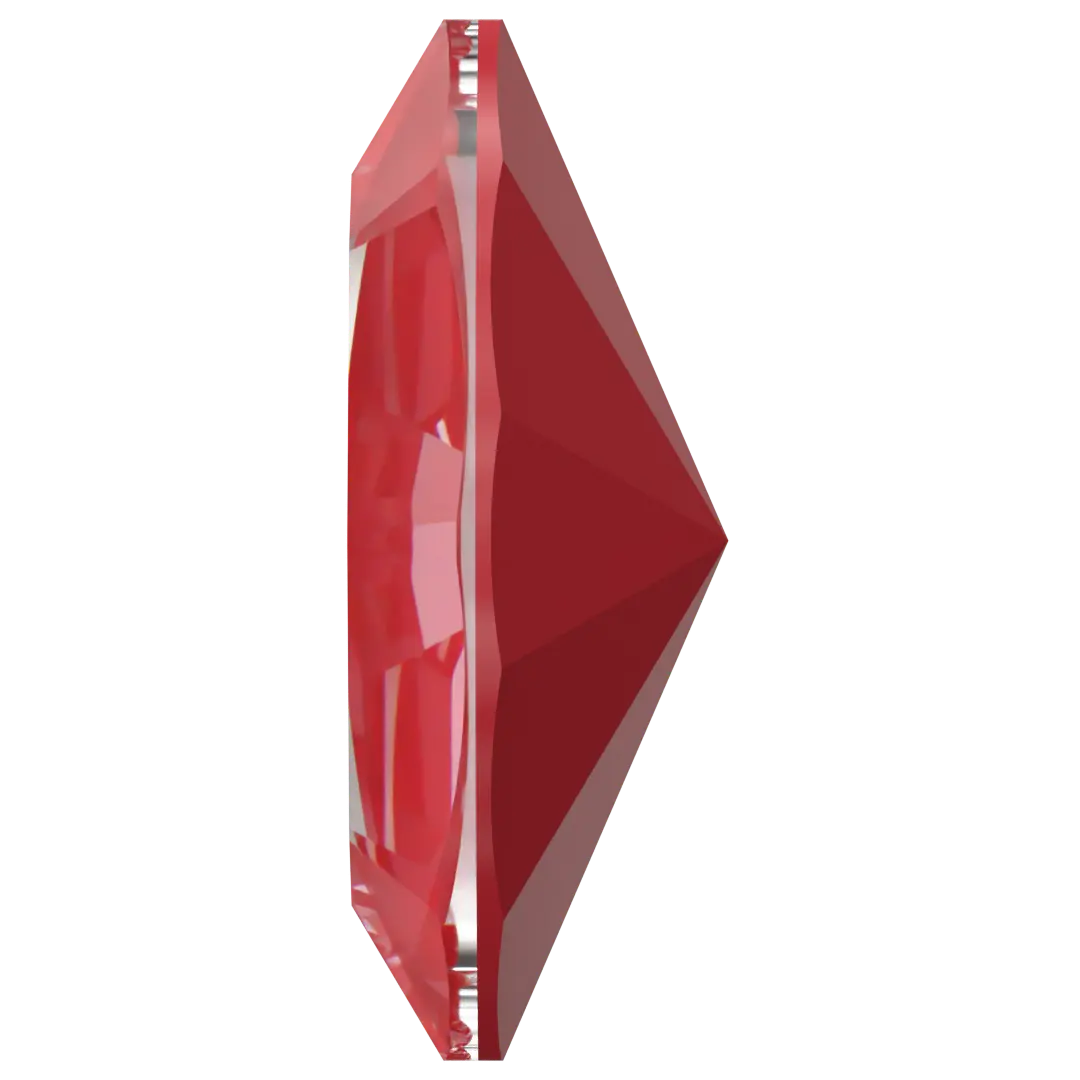Swarovski Fancy Stones Xilion Navette (4228) Crystal Poppy Red Ignite UNFOILED