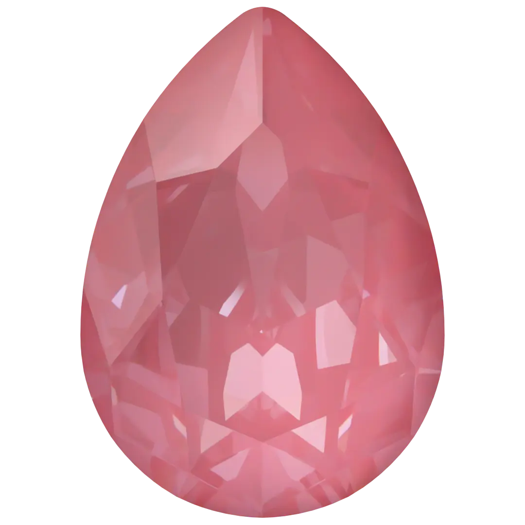 Swarovski Fancy Stones Pear (4320) Crystal Dahlia Ignite UNFOILED