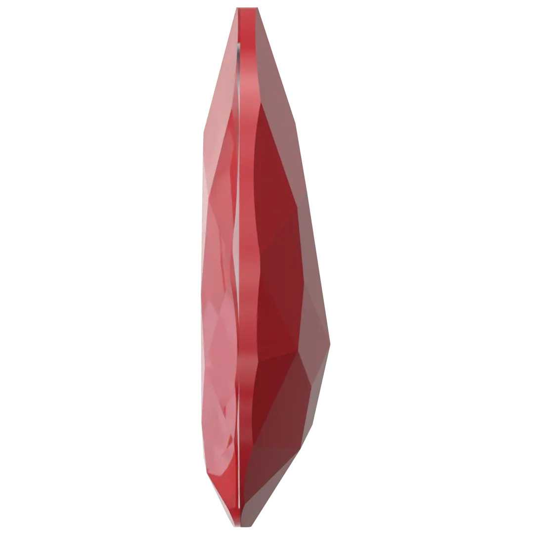 Swarovski Fancy Stones Large Pear (4327) Crystal Poppy Red Ignite UNFOILED