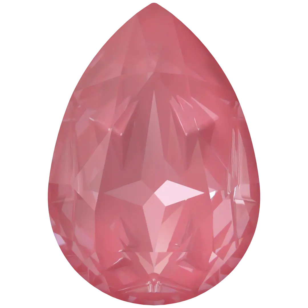 Swarovski Fancy Stones Mirage Pear (4390) Crystal Dahlia Ignite UNFOILED
