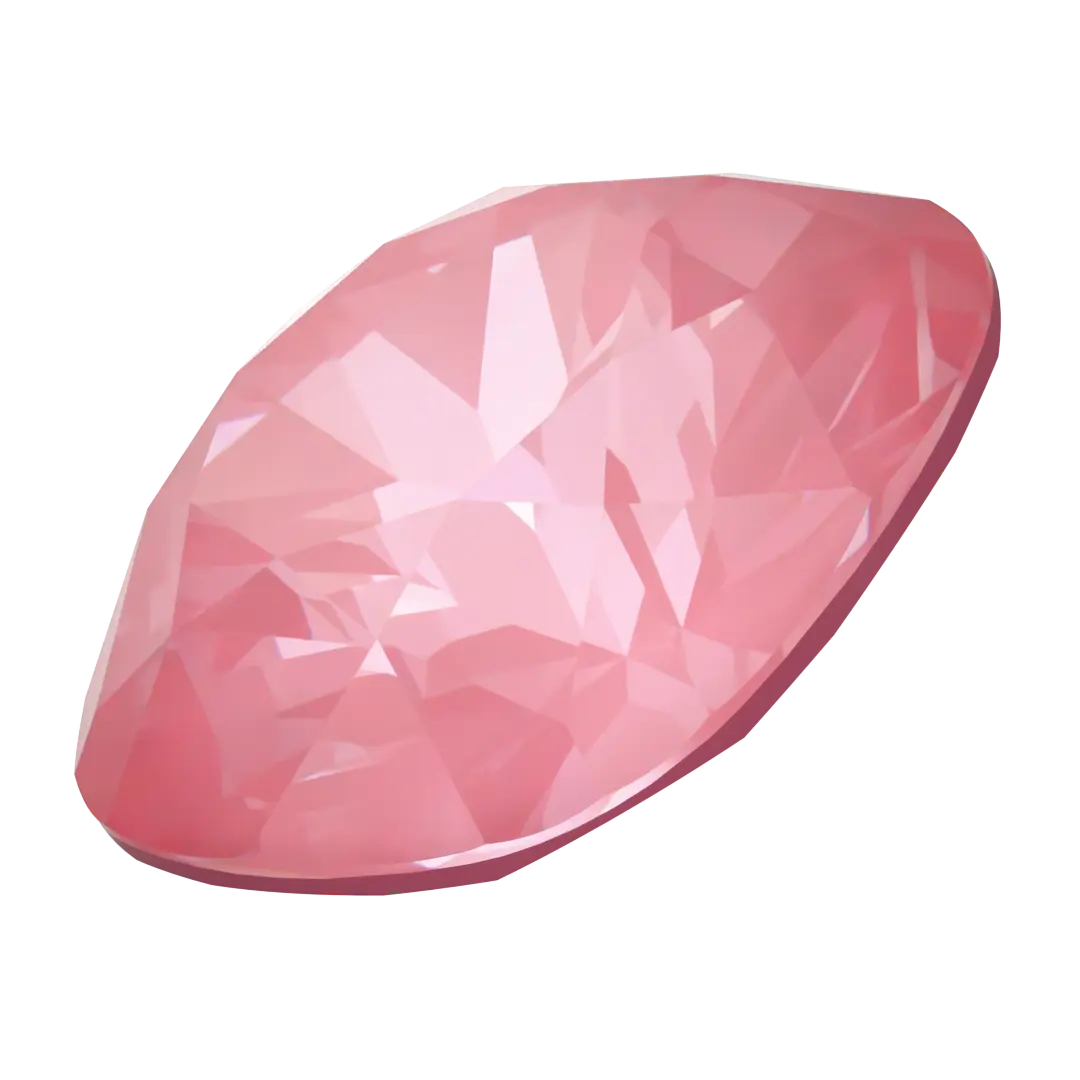 Swarovski Fancy Stones Cushion Square (4470) Crystal Dahlia Ignite UNFOILED