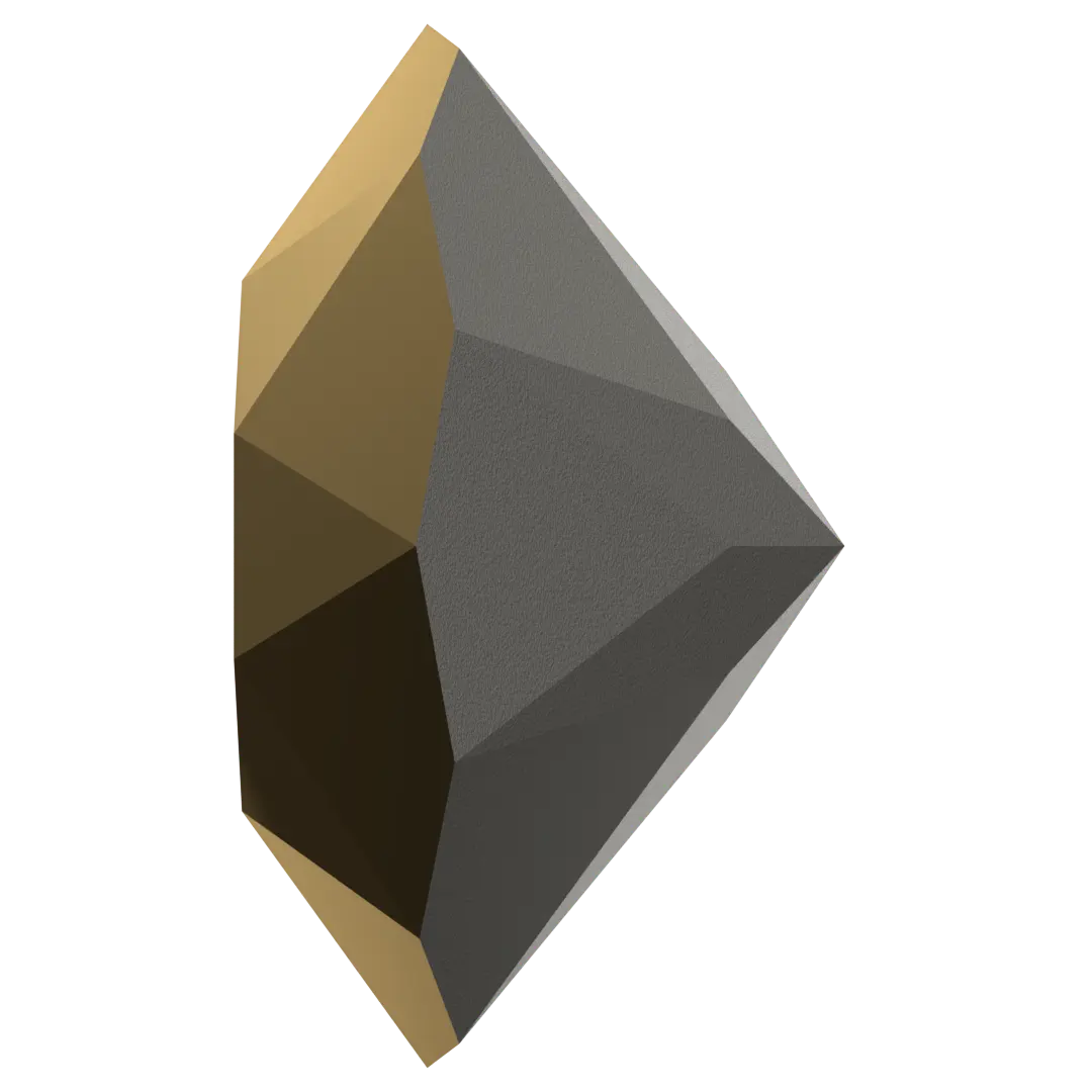 Swarovski Chatons Round Stones (1028 & 1088) Crystal Aurum