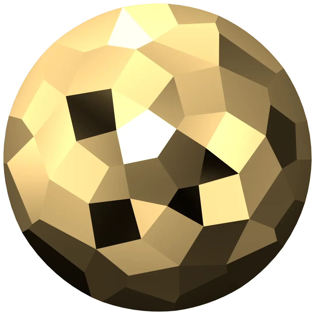 Serinity Chatons Round Stones Thin (1383) Crystal Aurum