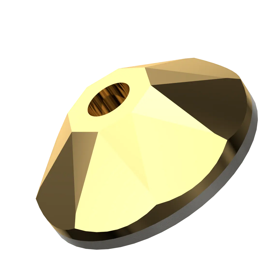 Serinity Sew On Crystals Round Lochrose (3188) Crystal Aurum