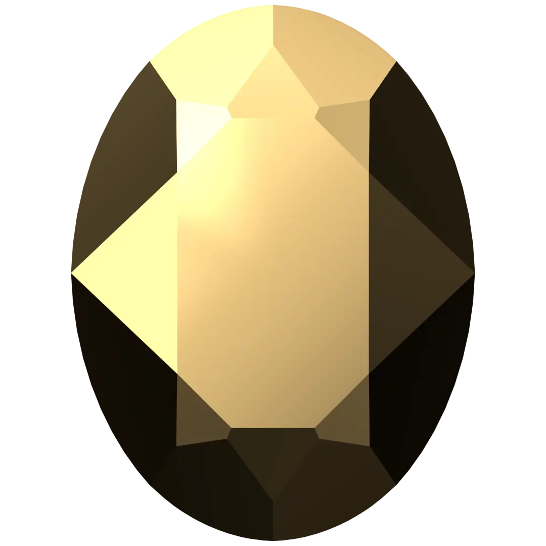 Swarovski Fancy Stones Oval (4120) Crystal Aurum