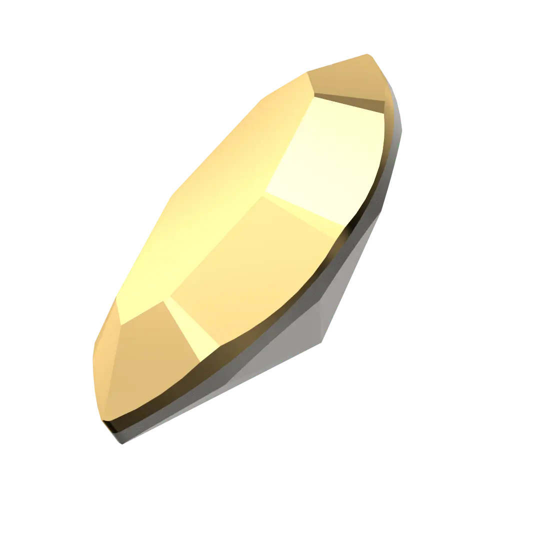 Swarovski Fancy Stones Xilion Navette (4228) Crystal Aurum