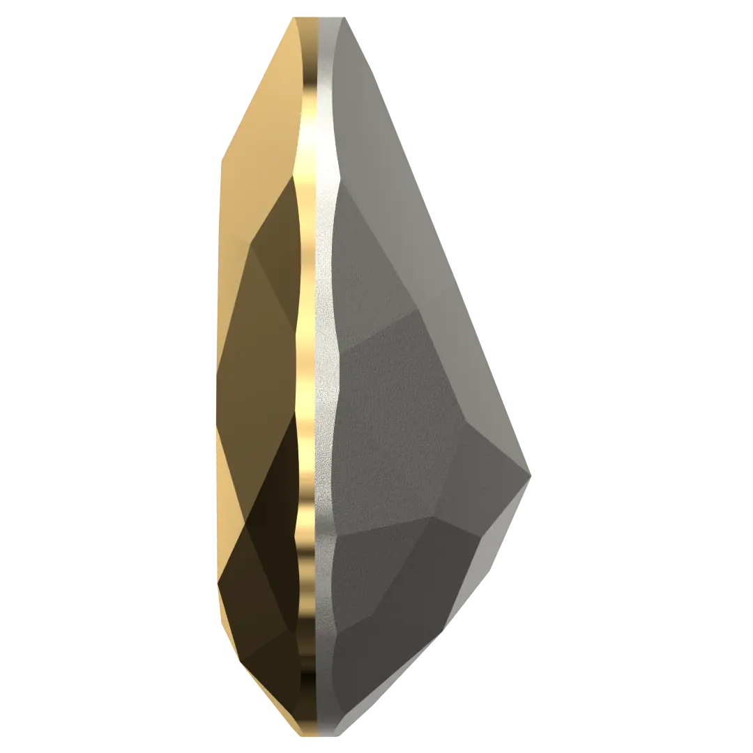 Swarovski Fancy Stones Pear (4320) Crystal Aurum