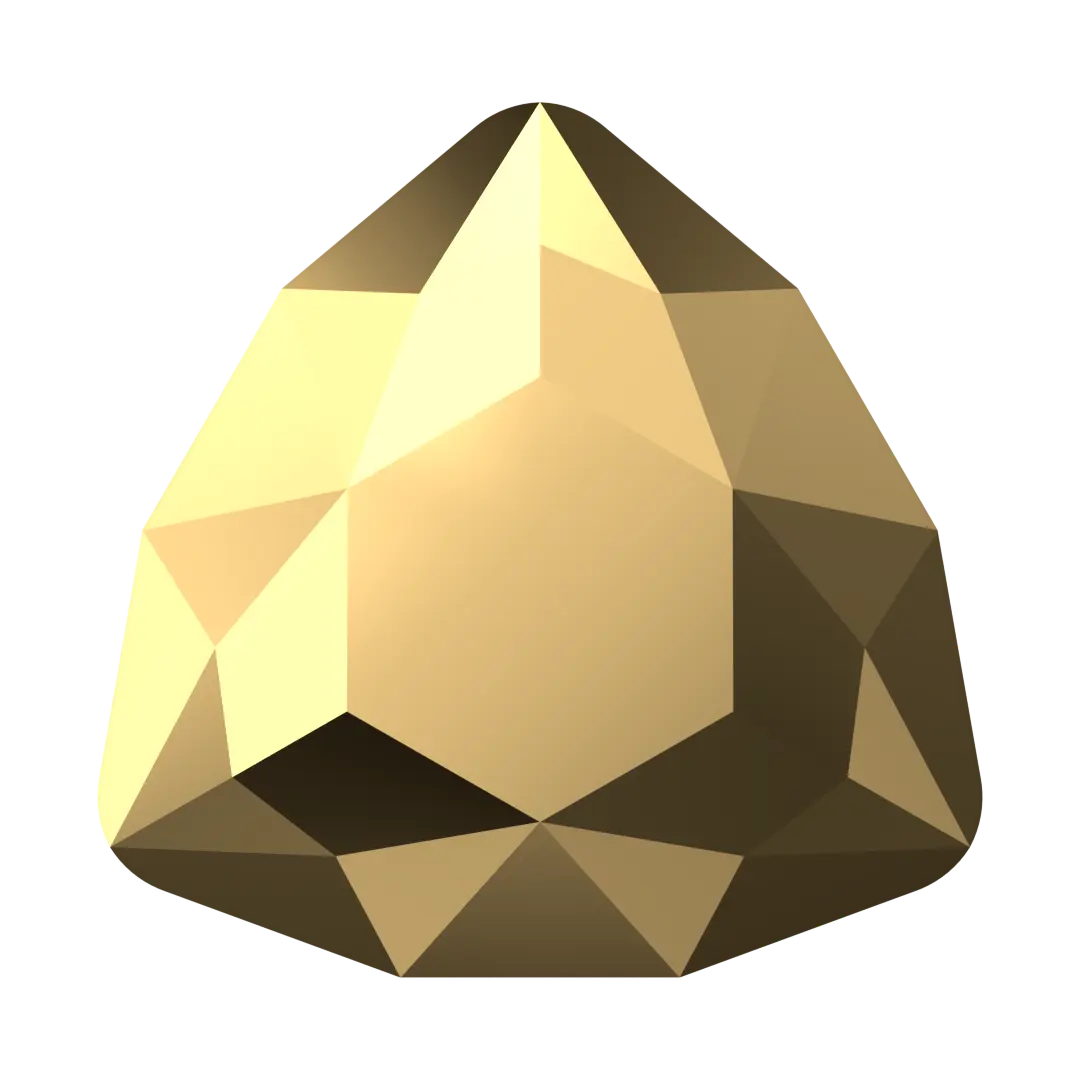 Swarovski Fancy Stones Trilliant (4706) Crystal Aurum