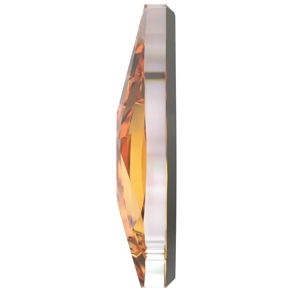 Serinity Hotfix Flat Back Crystals Flame (2205) Dark Orange