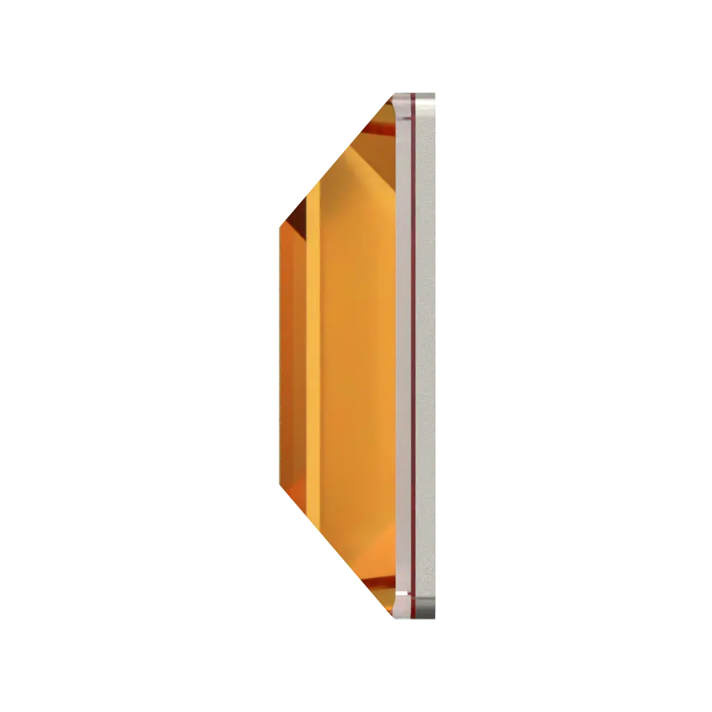 Swarovski Flat Back Crystals Non Hotfix Square (2400) Dark Orange