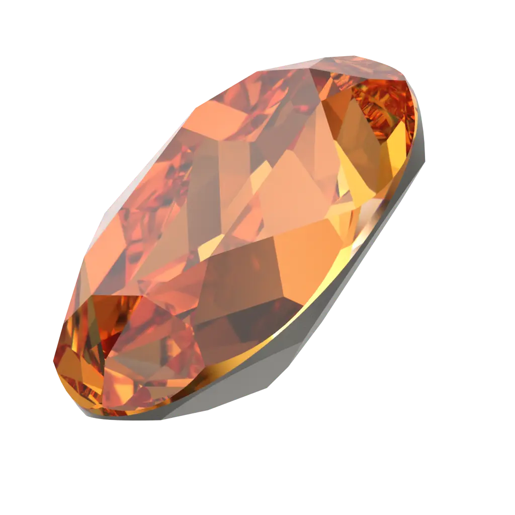 Swarovski Fancy Stones Oval (4120) Dark Orange