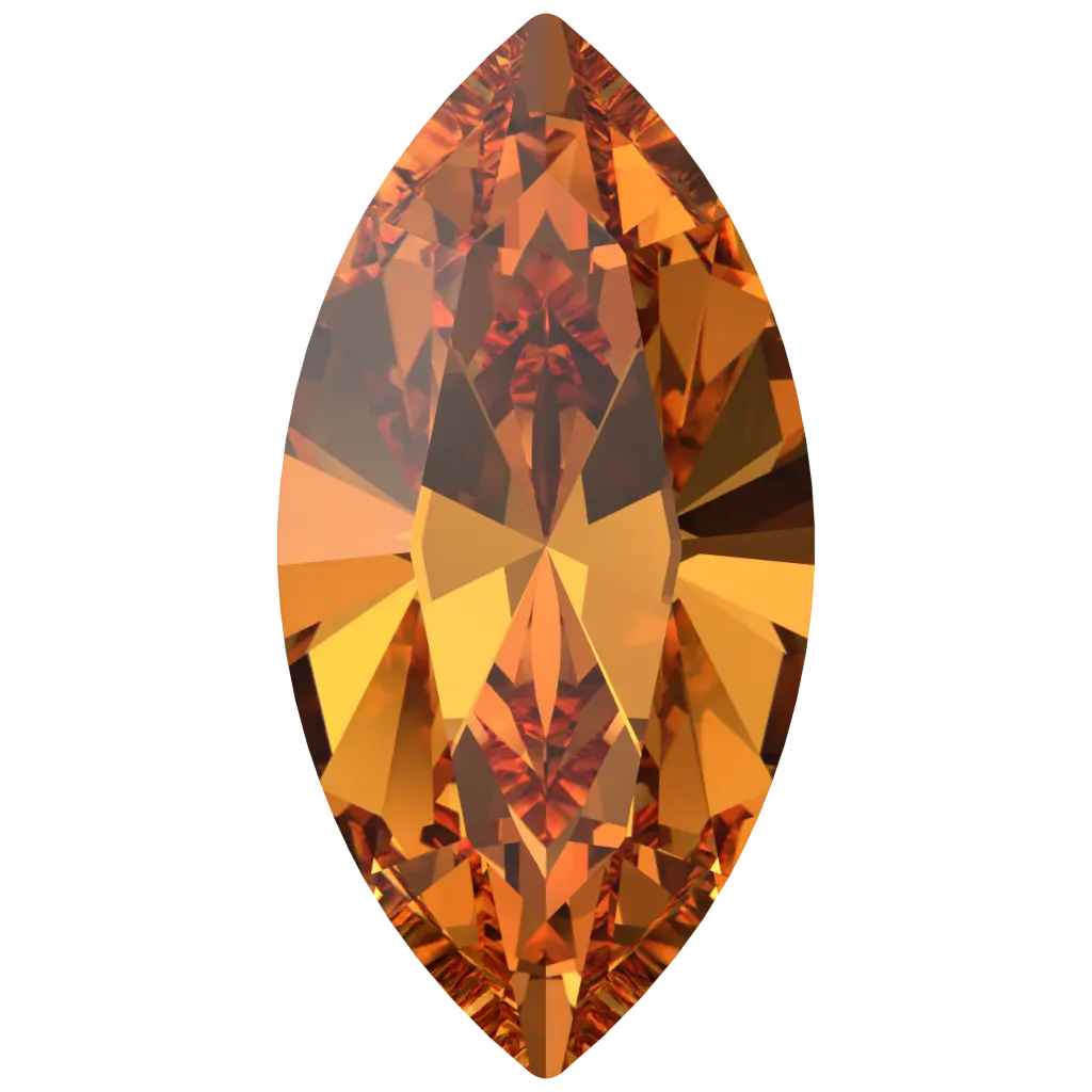 Swarovski Fancy Stones Xilion Navette (4228) Dark Orange