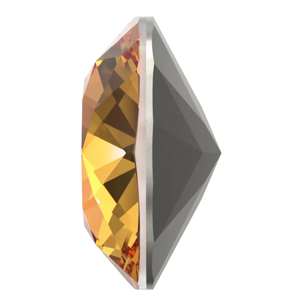 Swarovski Fancy Stones Cushion Square (4470) Dark Orange